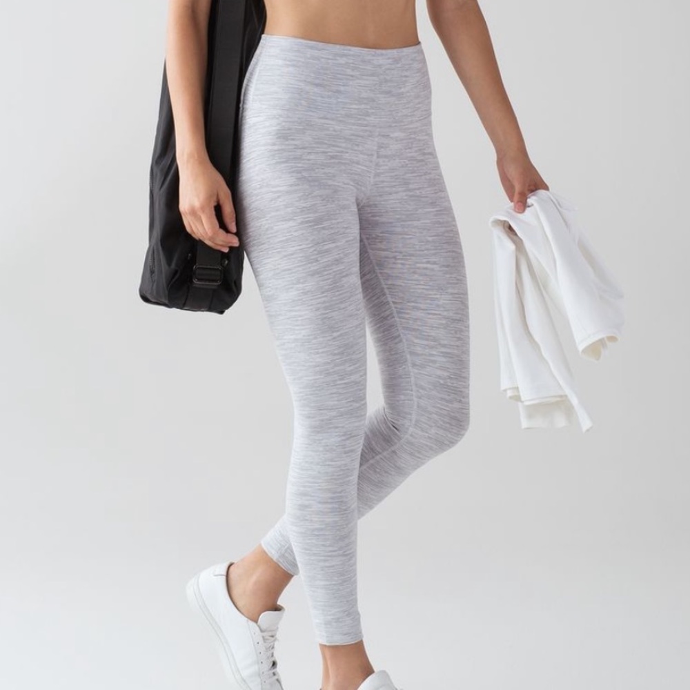 Lululemon Wee Are From Space Alpine White Leggings